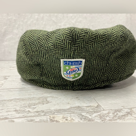 Chicago White Sox Newsboy Hat Green Herringbone Miller Lite Chi-Rish St Pats - Picture 4 of 6